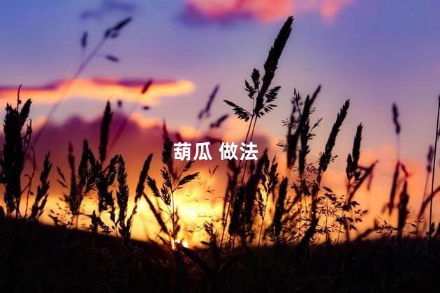 葫瓜 做法